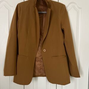 Elegant Women's Brown Blazer